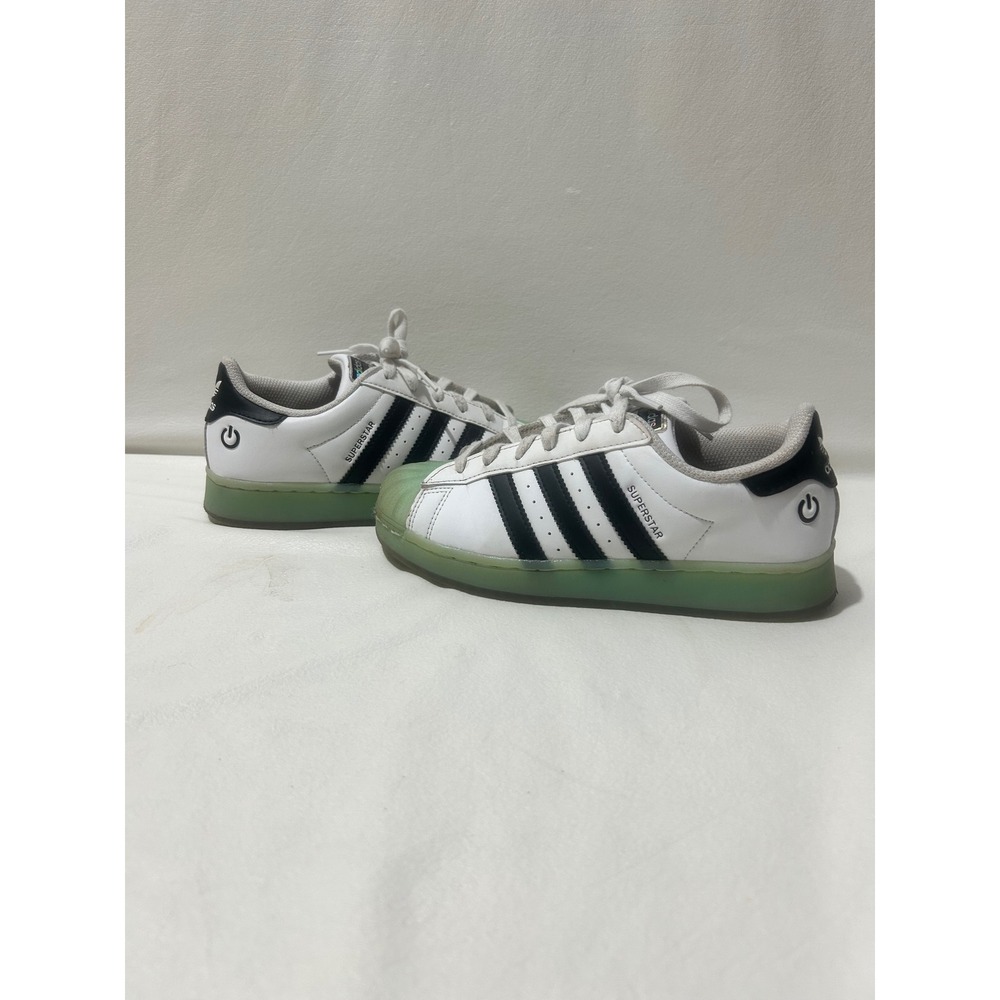 Adidas Superstar LED‎ Lights C Little Kids' Shoes Cloud White ji4376 Siz 3